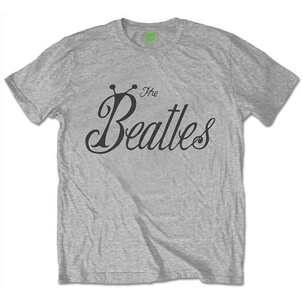 The Beatles - Bug Logo Herren TShirt - Grau
